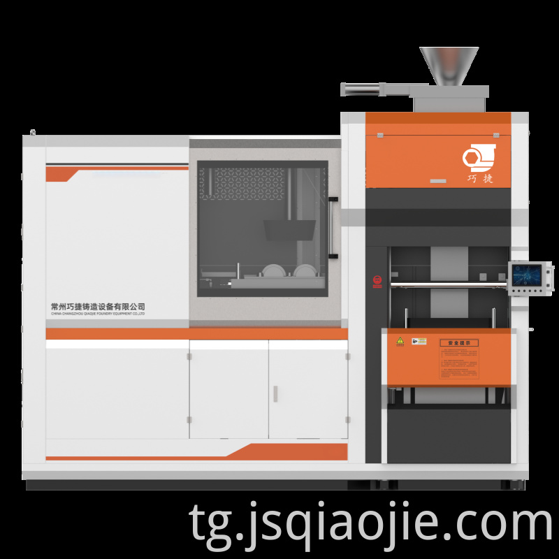 Automatic Upper And Lower Sand Shooting Slide Out Molding Machine